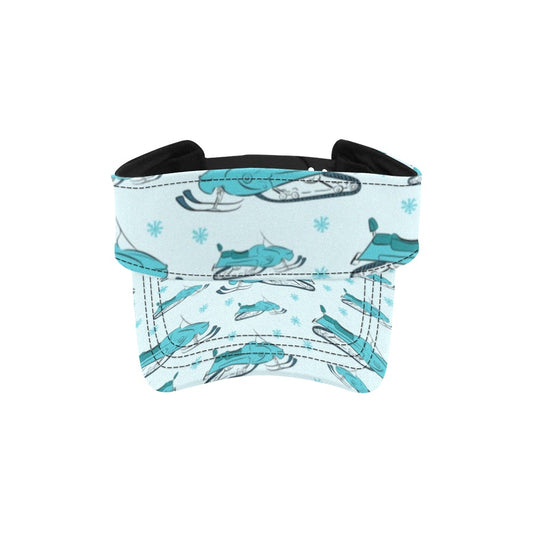 Snowmobile Print Design LKS301 Unisex Sun Visor