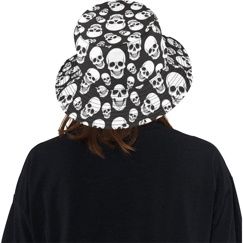 Skull Print Design LKS301 Unisex Bucket Hat