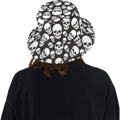 Skull Print Design LKS301 Unisex Bucket Hat