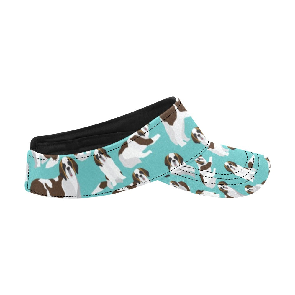 St Bernards Print Design LKS302 Unisex Sun Visor