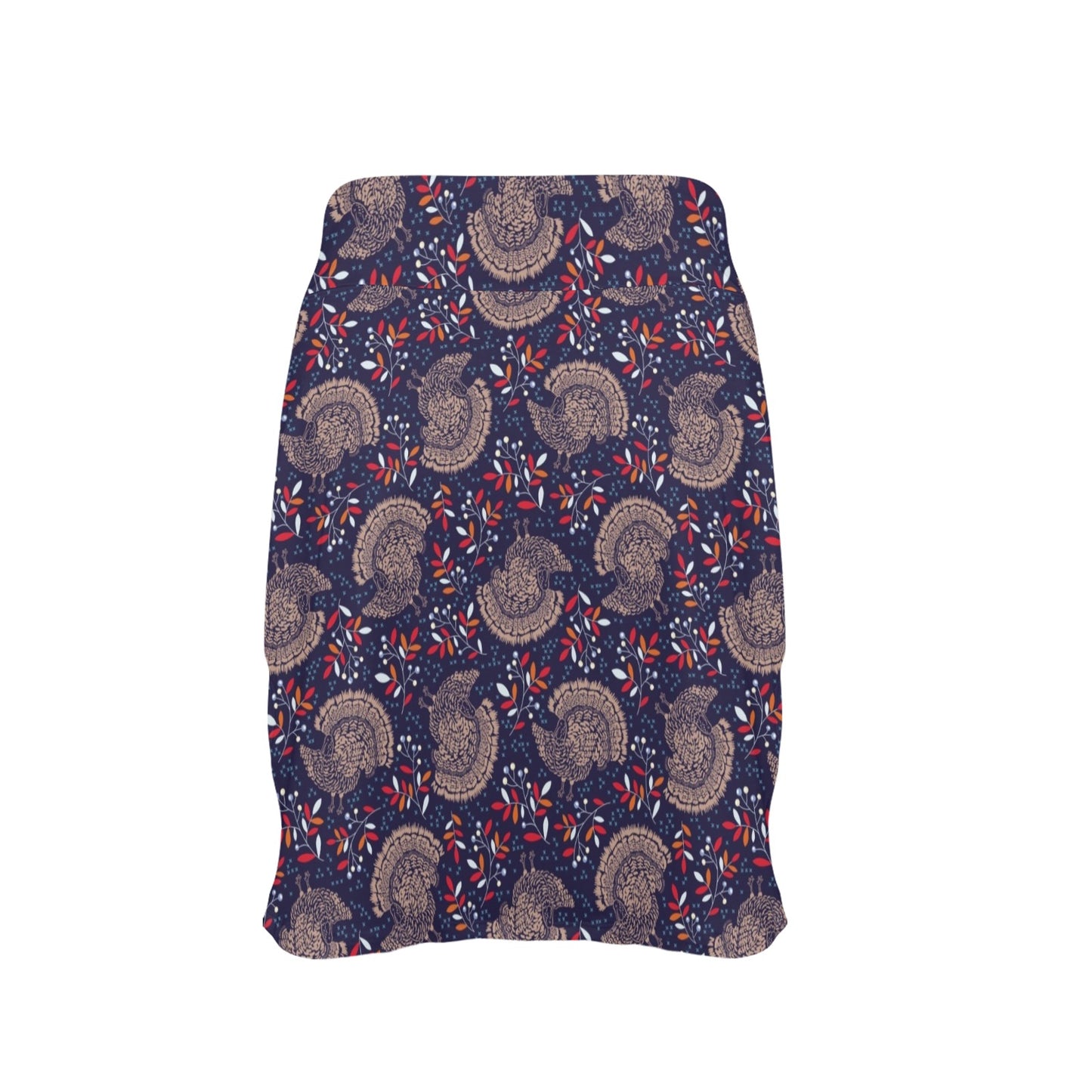 Turkey Print Design LKS401 17" Golf & Pickleball Skort with Pockets