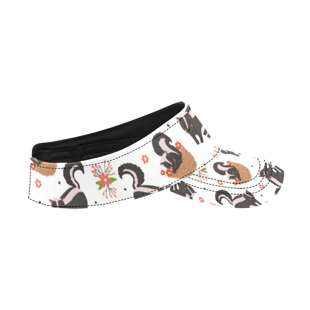 Skunk Print Design LKS304 Unisex Sun Visor