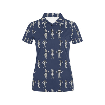 Mummy Print Design LKS306 Women's Polo Shirt