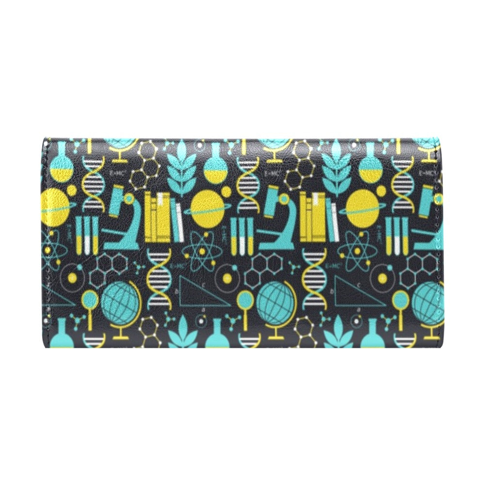 Science Print Design LKS301 Women's Trifold Wallet