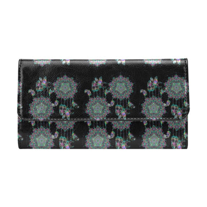 Dream Catcher Colorful Hand Draw Women's Trifold Wallet