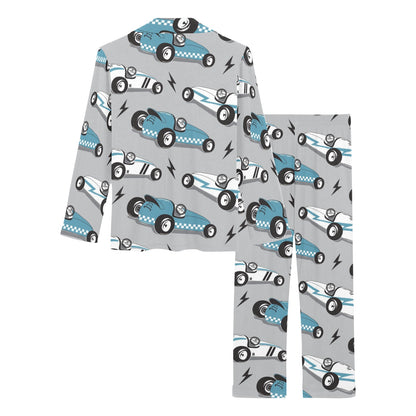 Racing Vintage Pattern Print Design A02 Women's Long Pajama Set