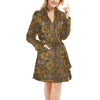 Thanksgiving Print Design LKS301 Women's Fleece Robe