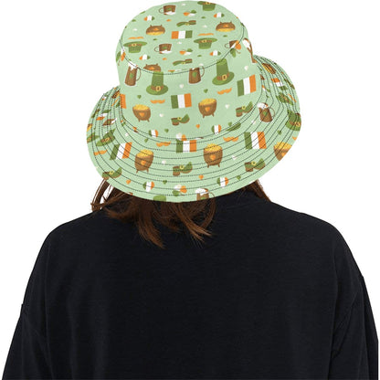 St Patricks Day Print Design LKS302 Unisex Bucket Hat