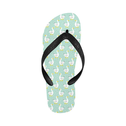 Goose Print Design LKS404 Flip Flops