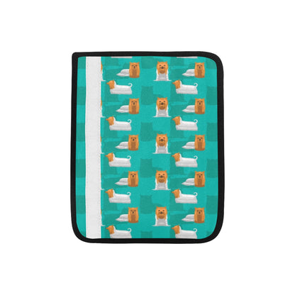 Silky Terriers Print Design LKS301 Car Seat Belt Cover