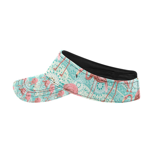Flamingo Background Themed Print Unisex Sun Visor
