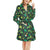 Shamrock Saint Patrick's Day Print Design LKS304 Women's Fleece Robe