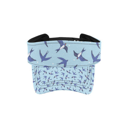 Swallow Bird Pattern Print Design 06 Unisex Sun Visor