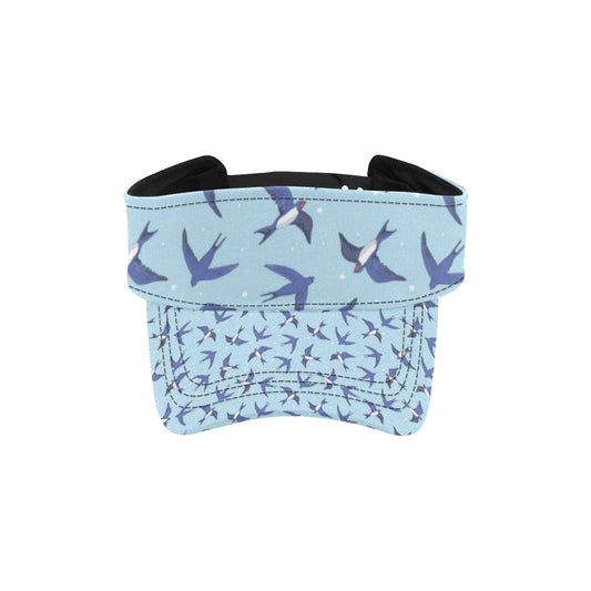 Swallow Bird Pattern Print Design 06 Unisex Sun Visor