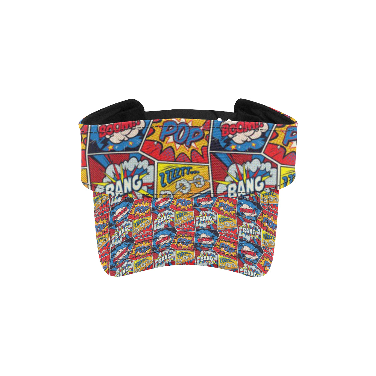 Comic Book Pattern Print Design 03 Unisex Sun Visor