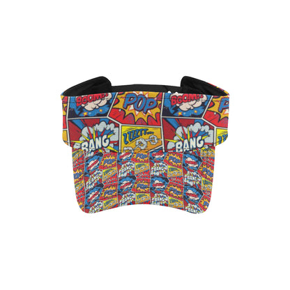 Comic Book Pattern Print Design 03 Unisex Sun Visor