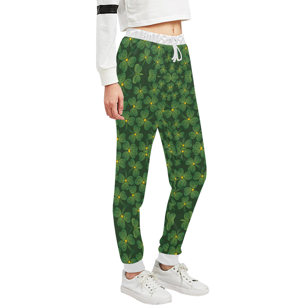 Shamrock Pattern Unisex Sweatpants