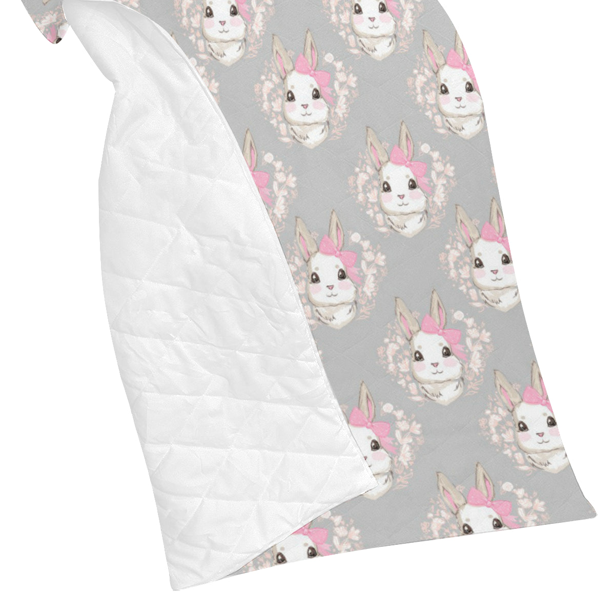 Rabbit Pattern Print Design RB07 Premium Quilt