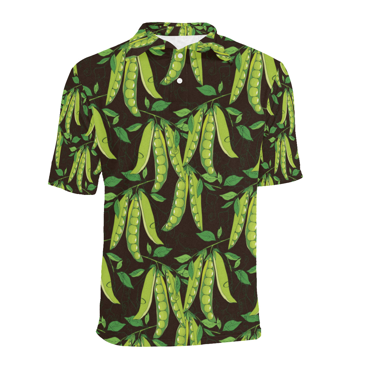 Peas Pattern Print Design A03 Men Polo Shirt