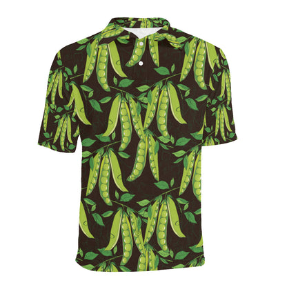 Peas Pattern Print Design A03 Men Polo Shirt