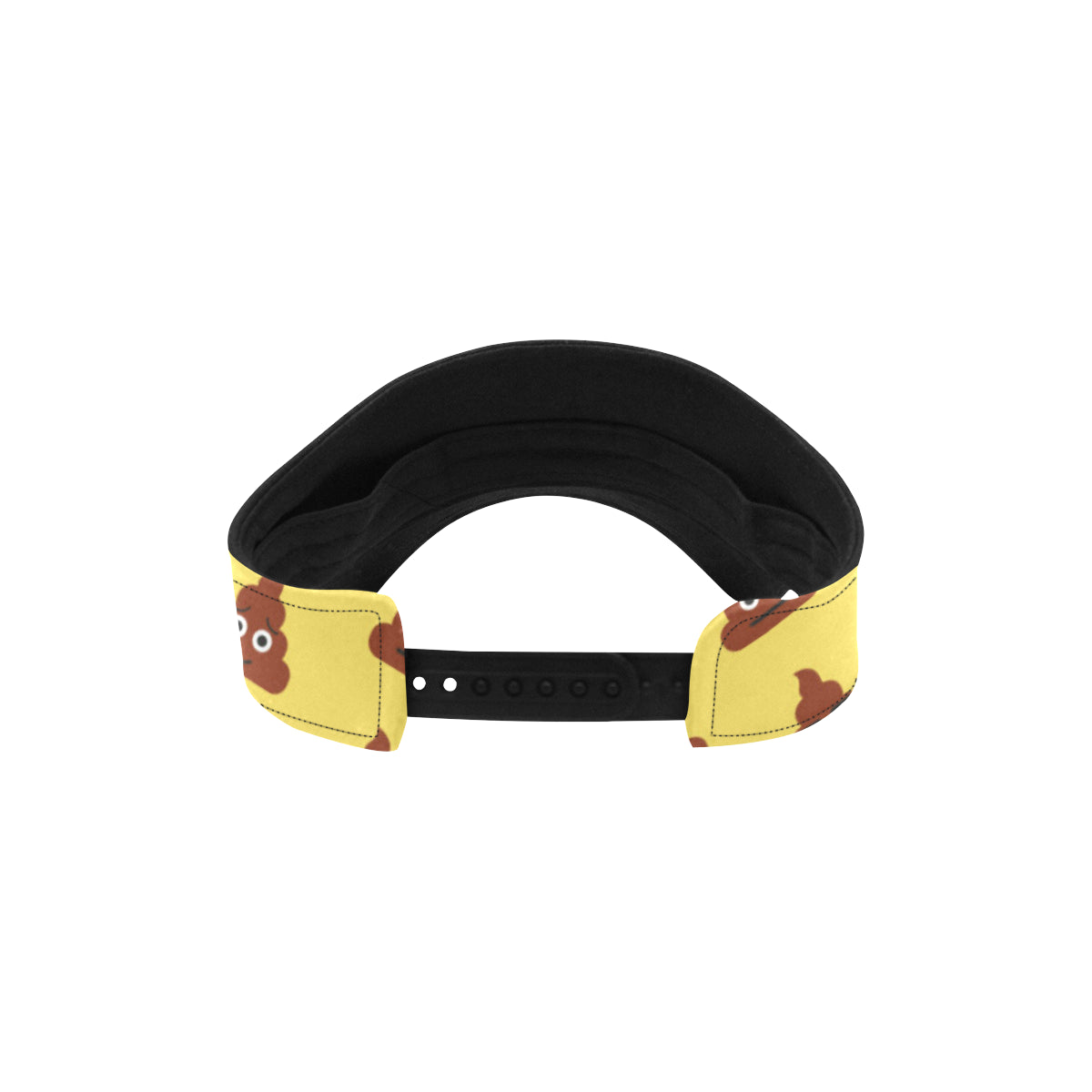Emoji Poop Print Pattern Unisex Sun Visor