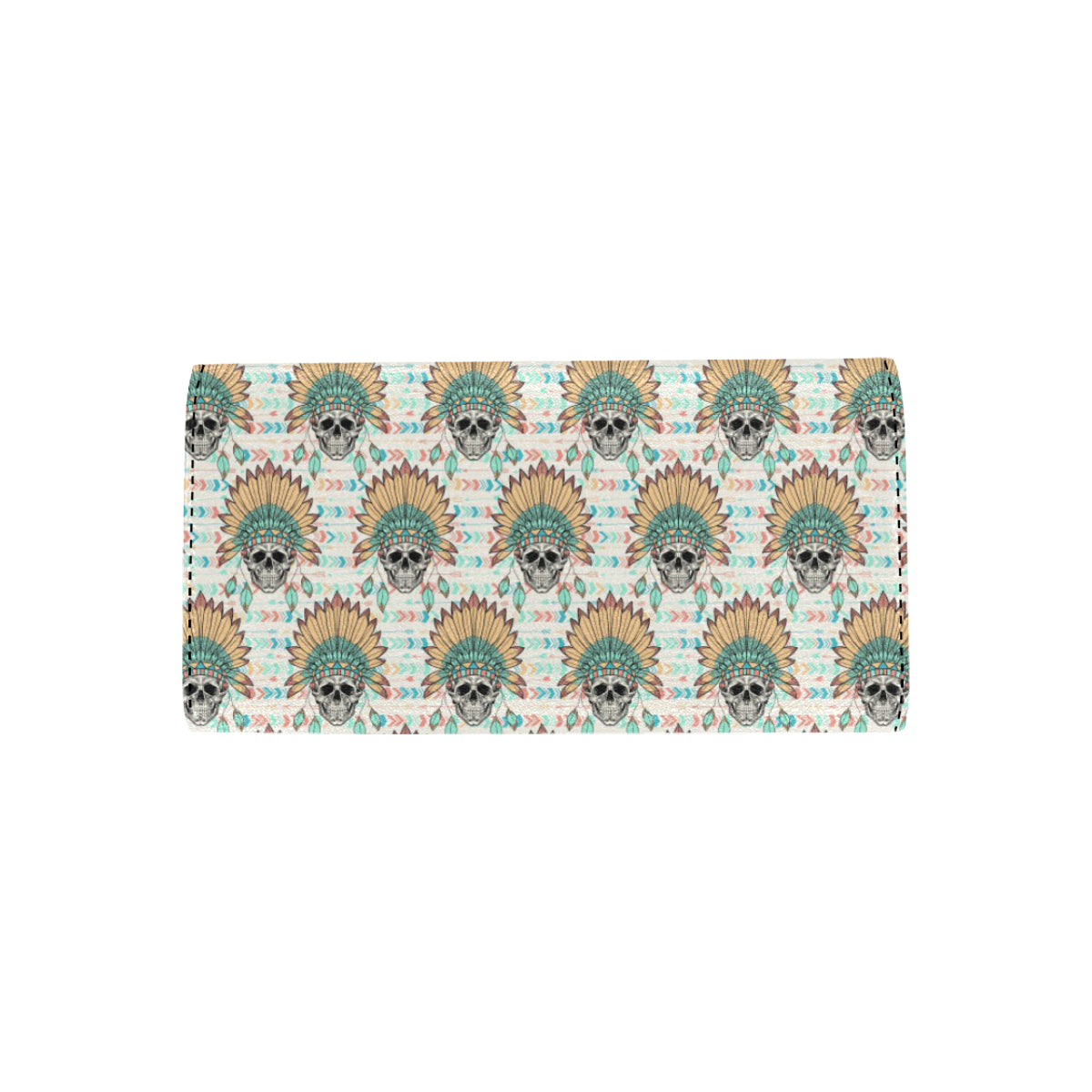 Boho Pattern Print Design 04 Women's Trifold Wallet