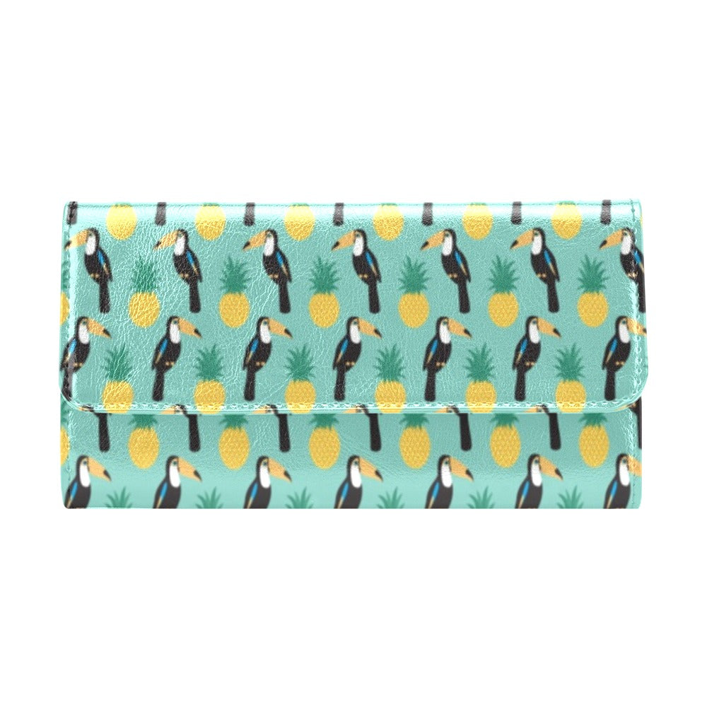 Toucan Print Design LKS301 Women's Trifold Wallet