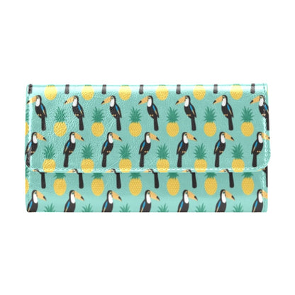 Toucan Print Design LKS301 Women's Trifold Wallet