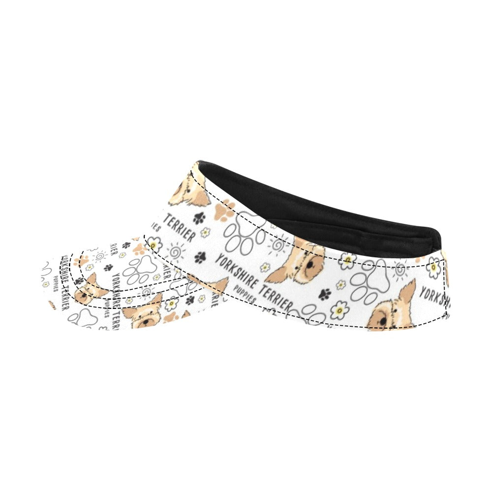 Yorkshire Terriers Print Design LKS308 Unisex Sun Visor