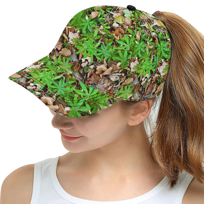 Camouflage Realistic Tree Fresh Print Snapback Cap