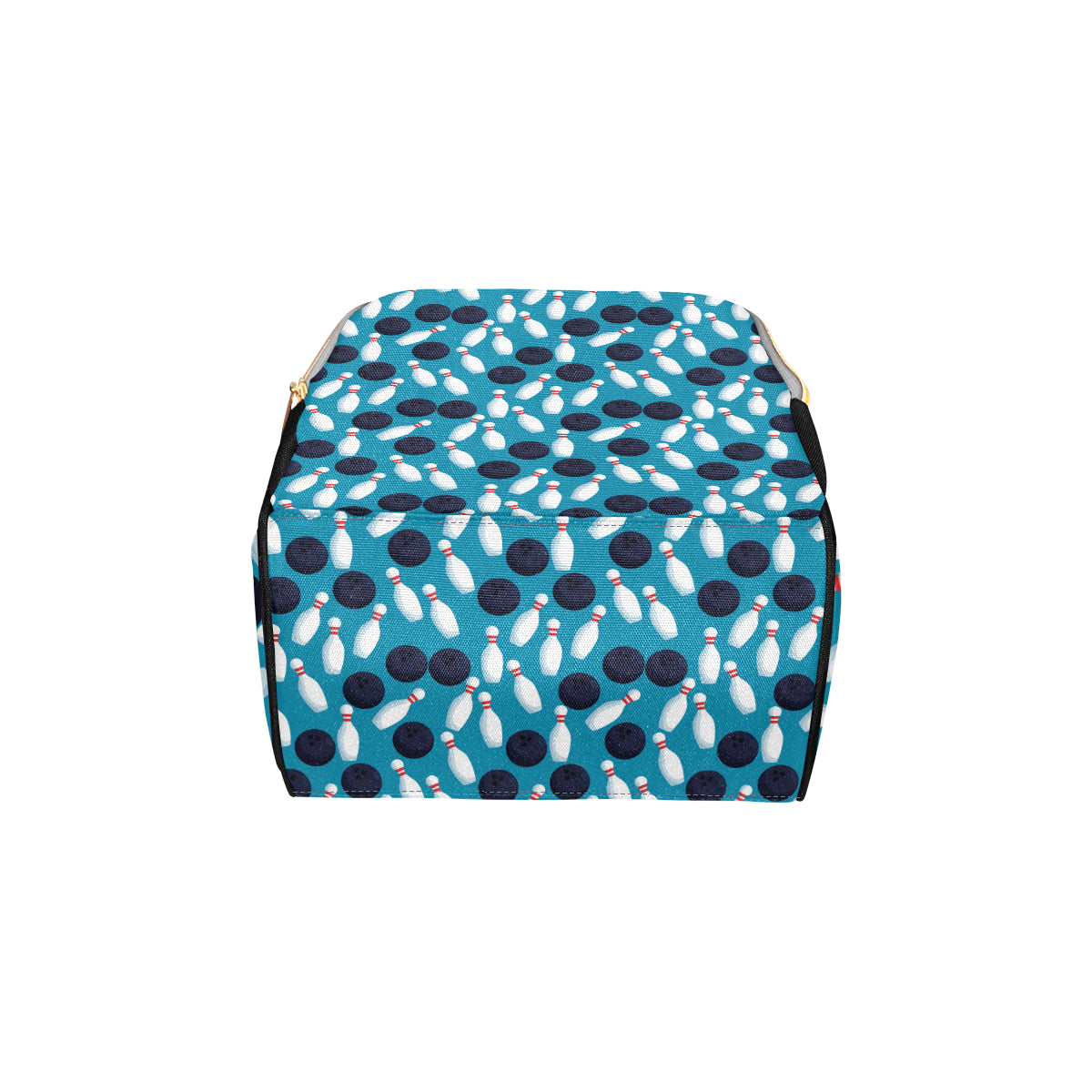 Bowling Pin Pattern Print Design 010 Diaper Bag Backpack