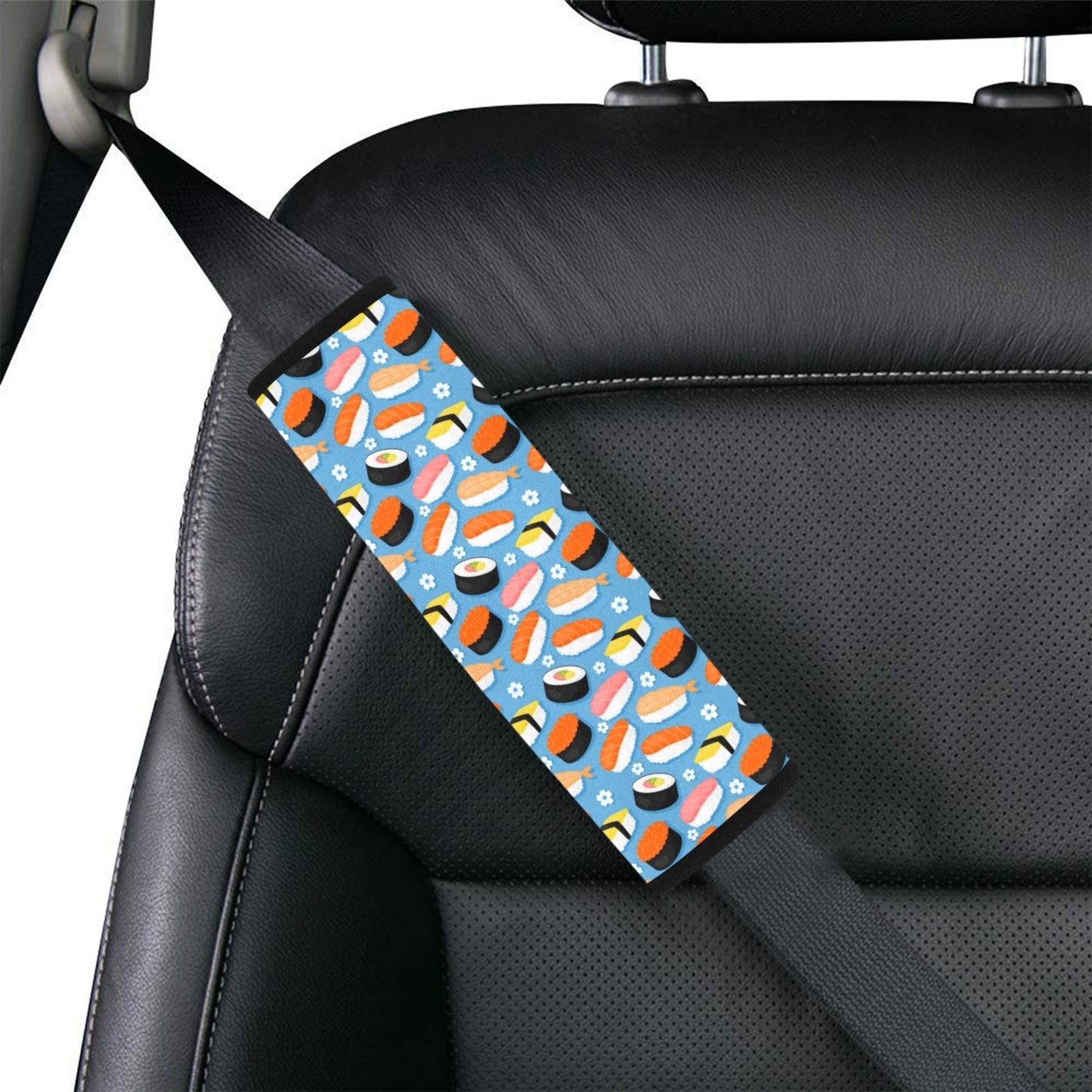 Sushi Print Design LKS304 Car Seat Belt Cover