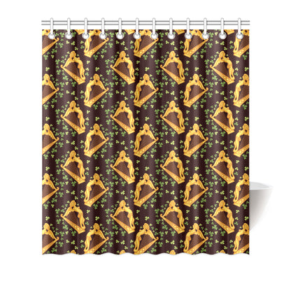 Harp Pattern Print Design 02 Shower Curtain