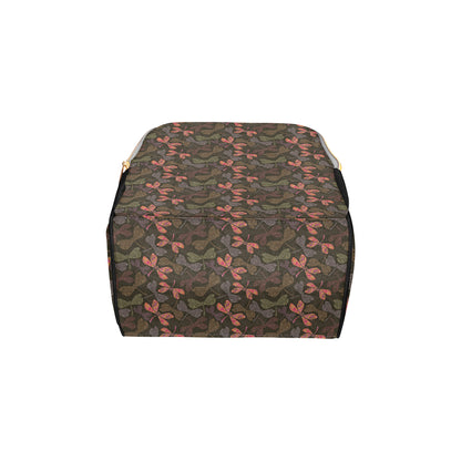 Dragonfly Pattern Print Design 02 Diaper Bag Backpack