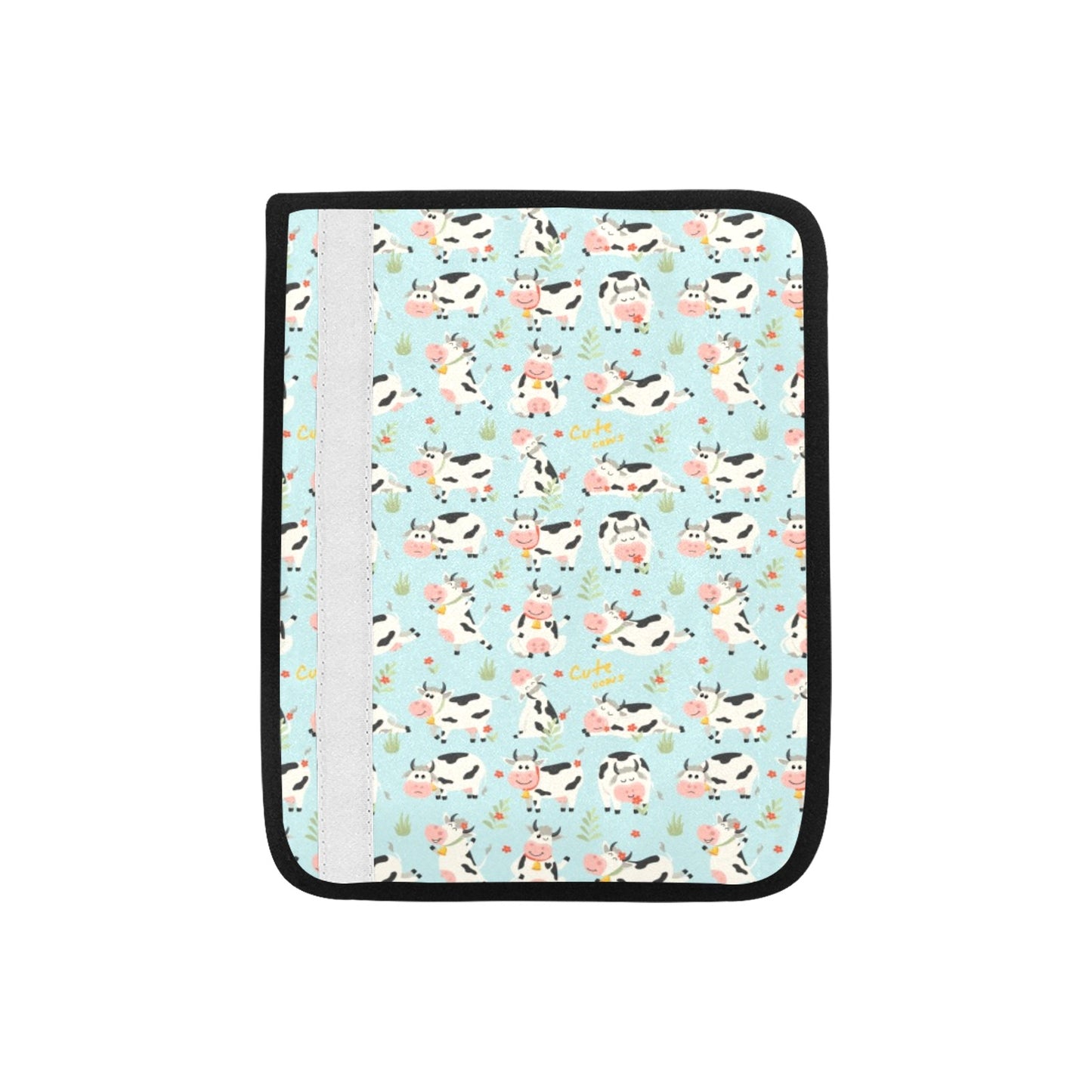 Cattle Print Design LKS403 Car Seat Belt Cover