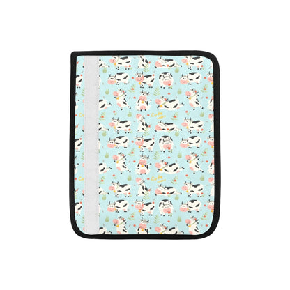 Cattle Print Design LKS403 Car Seat Belt Cover