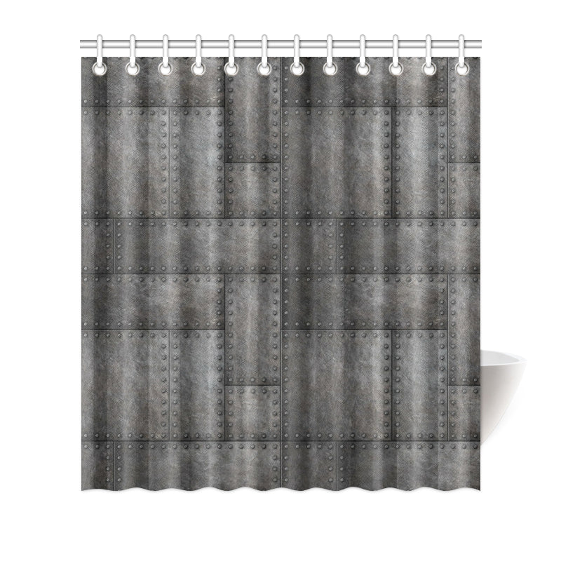 Armor Pattern Print Design 02 Shower Curtain