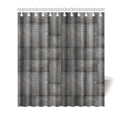 Armor Pattern Print Design 02 Shower Curtain
