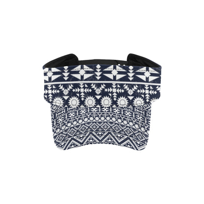 Blue White Tribal Aztec Unisex Sun Visor