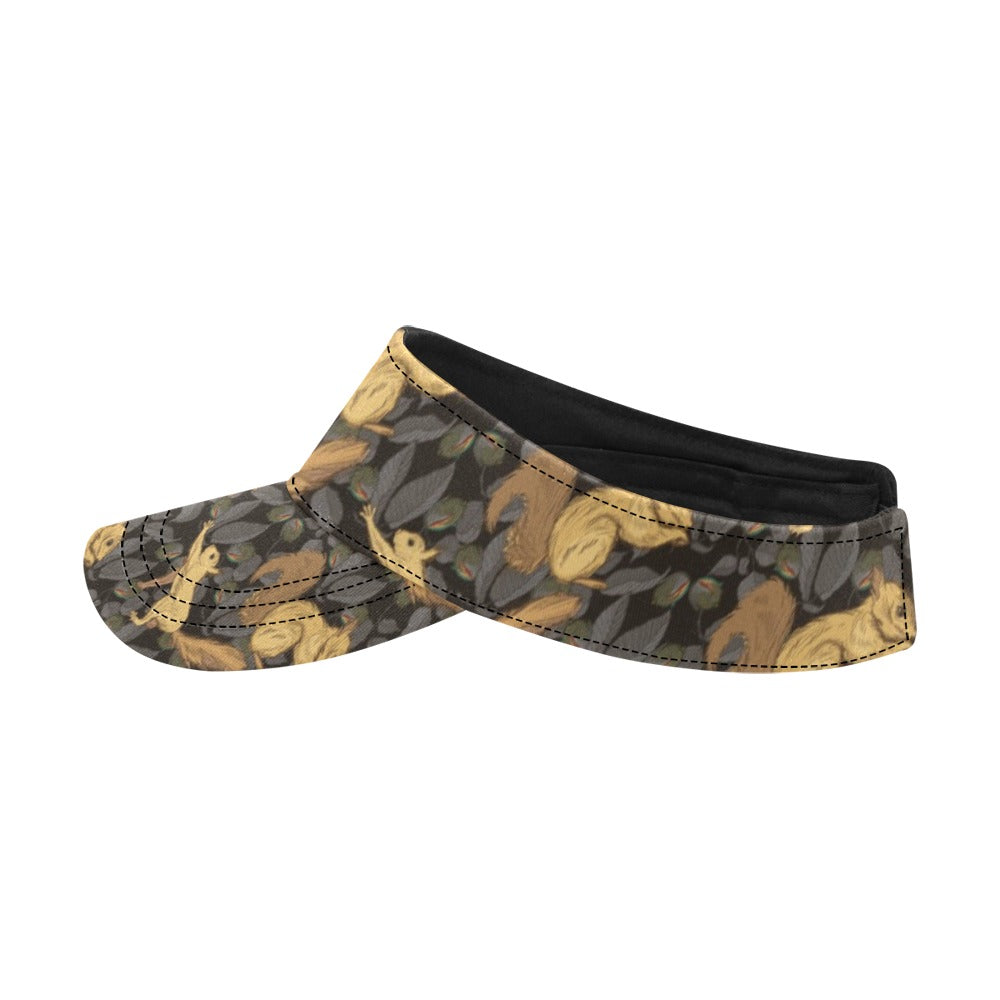 Squirrel Print Design LKS309 Unisex Sun Visor