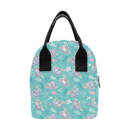 Sloth Print Design LKS309 Insulated Lunch Bag