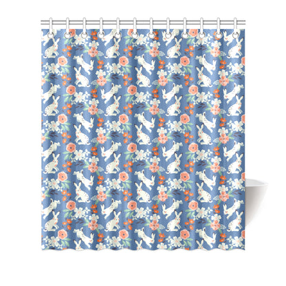 Bunny Pattern Print Design 07 Shower Curtain
