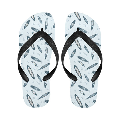 Surfboard Print Design LKS306 Flip Flops