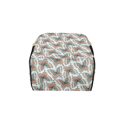 Butterfly Pattern Diaper Bag Backpack