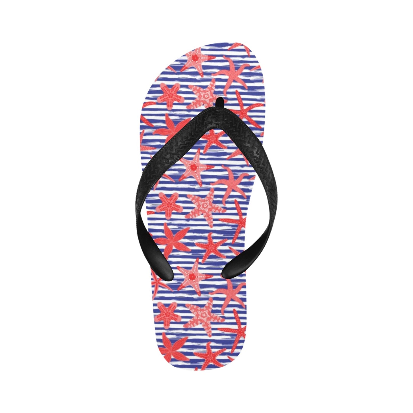 Starfish Print Design LKS401 Flip Flops