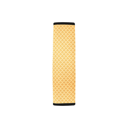 Waffle Texture Print Design LKS302 Car Seat Belt Cover