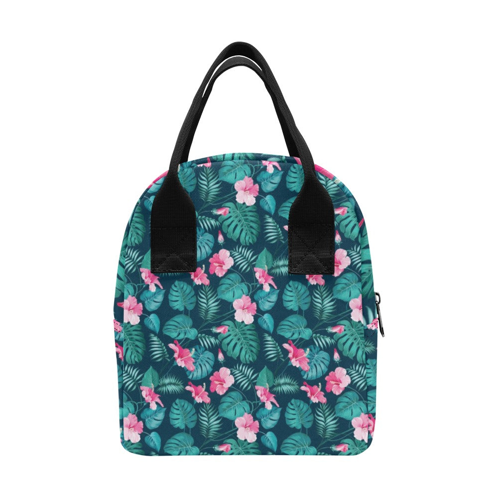 Summer Floral Print Design LKS301 Insulated Lunch Bag