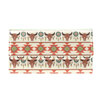 American indian Ethnic Pattern Women's Trifold Wallet
