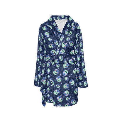 Alien Cat Women's Fleece Robe
