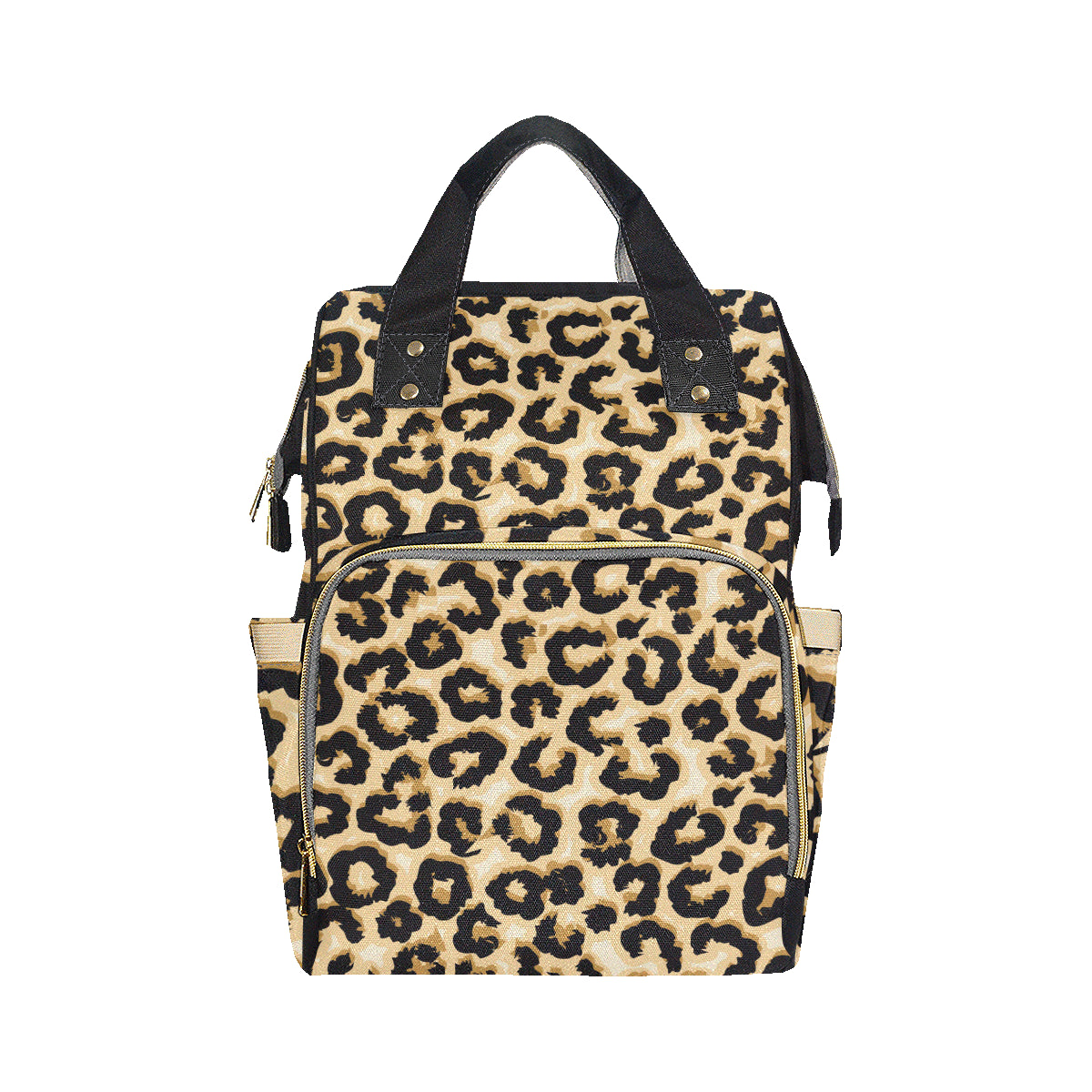 Jaguar Skin Pattern Print Design 02 Diaper Bag Backpack